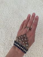 Unique handmade bracelet ring