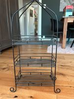 Regal aus Schmiedeeisen, 3 Ablagen, Vintage Stil