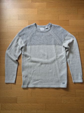 Only & Sons Strickpullover, Grösse M, Grau-Blau, Winter
