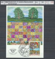 1988 Österreich, "9. Amtliche Maximumkarte"