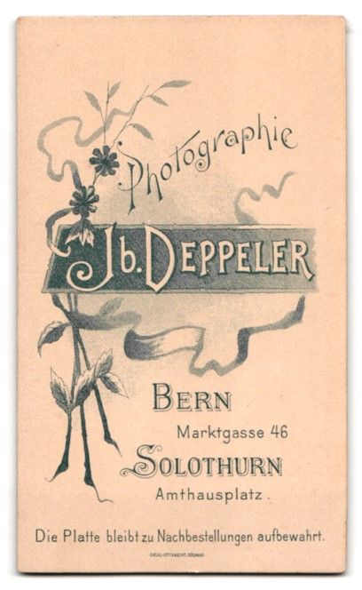 Fotografie & Manifesti: Fotografie Jb. Deppeler, Bern, Marktgass – Usato da Berlin venduto da bartko-reher 1