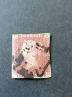 One Penny red 1841, Platte 34