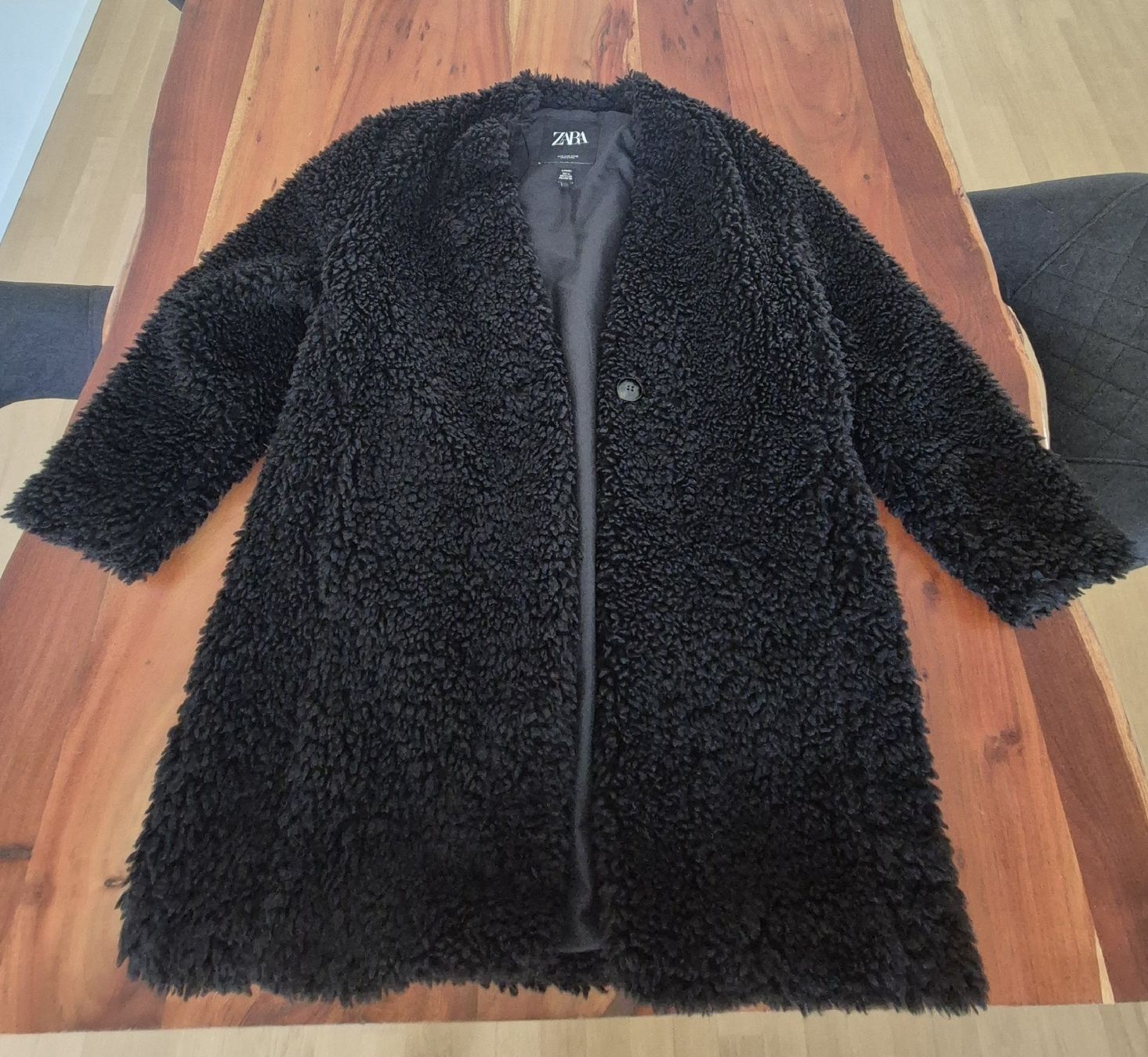 Zara Cappotti: Zara Teddy Mantel schwarz Grösse S – Nuovo (secondo la descrizione) da Kollbrunn venduto da mela_nie 3