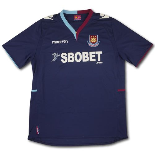 Maillot WEST HAM UNITED 2011 MACRON away football shirt Sbobet jersey maglia XL