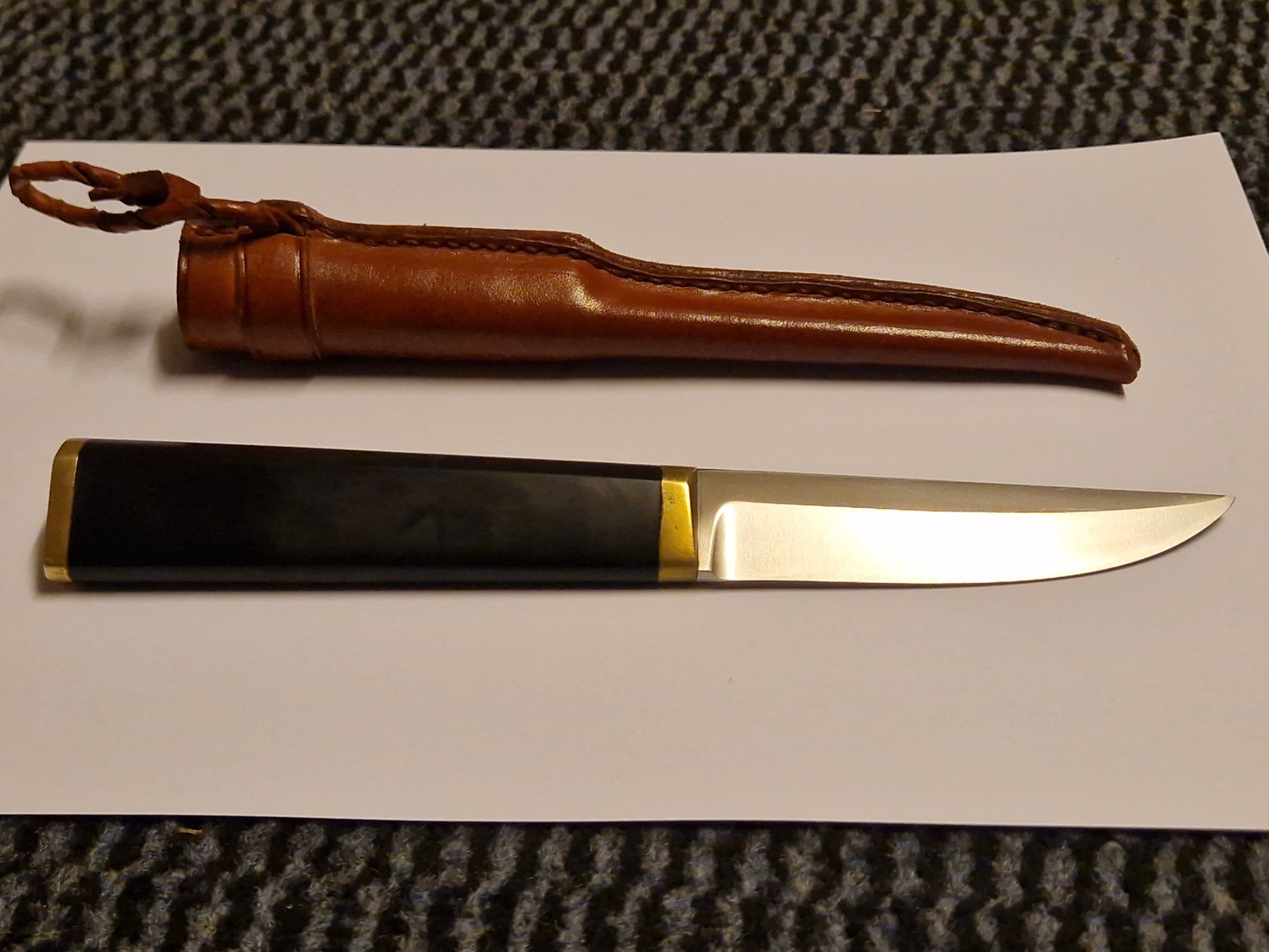 Hackman Finland Tapio Wirkkala 21,9 cm Seltenes Jagdmesser