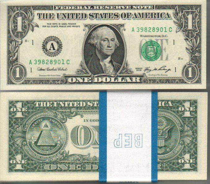 Banconote: 1 Dollar  2006  unz bankfrisch – Nuovo e nell'imballaggio originale da Gelterkinden venduto da Cakir