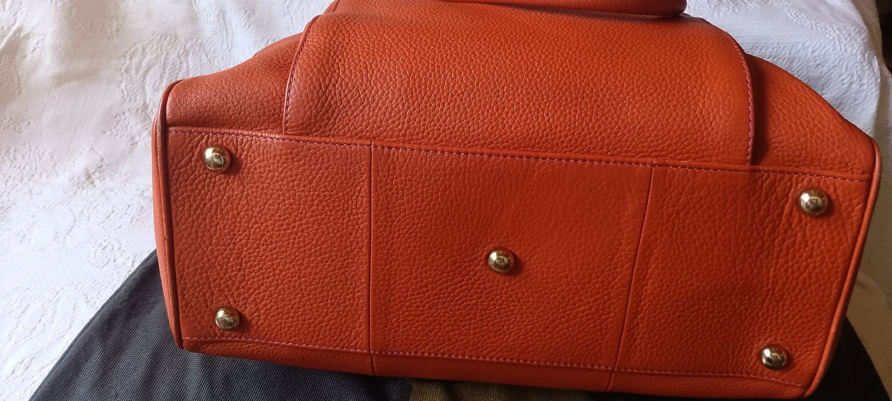 Taschen: BRAUN BÜFFEL, orange  Lederhandtasche. – Neu (gemäss Beschreibung) aus Maienfeld von Andyr44 3