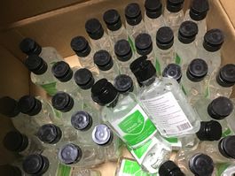 70 gels désinfectants en liquidation