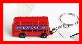 London Bus Schlüsselanhänger England UK Queen Prinz König