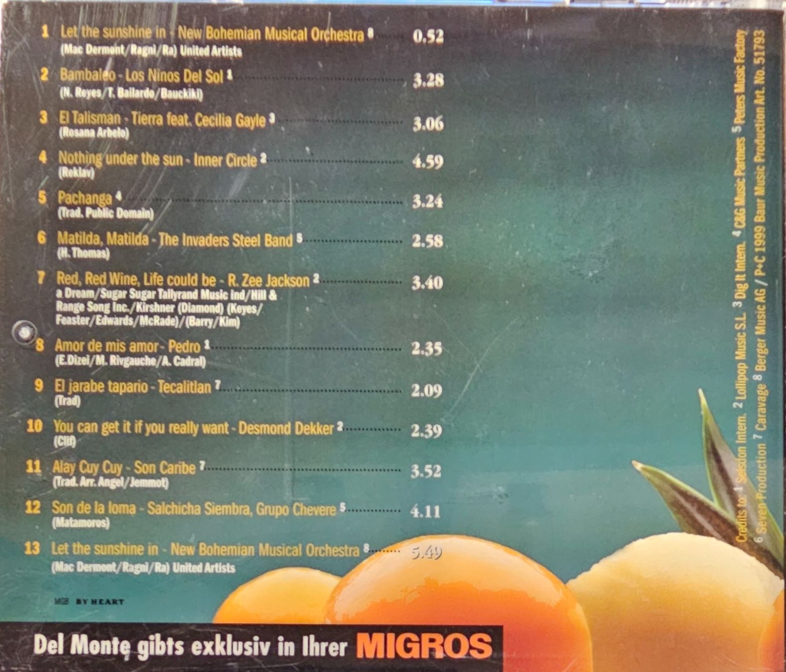 CD: Various – Let The Sunshine In – Usato da Wahlen b. Laufen venduto da Cg10 1