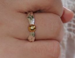 Harry Potter - Der goldene Schnatz-Ring (golden snitch ring)