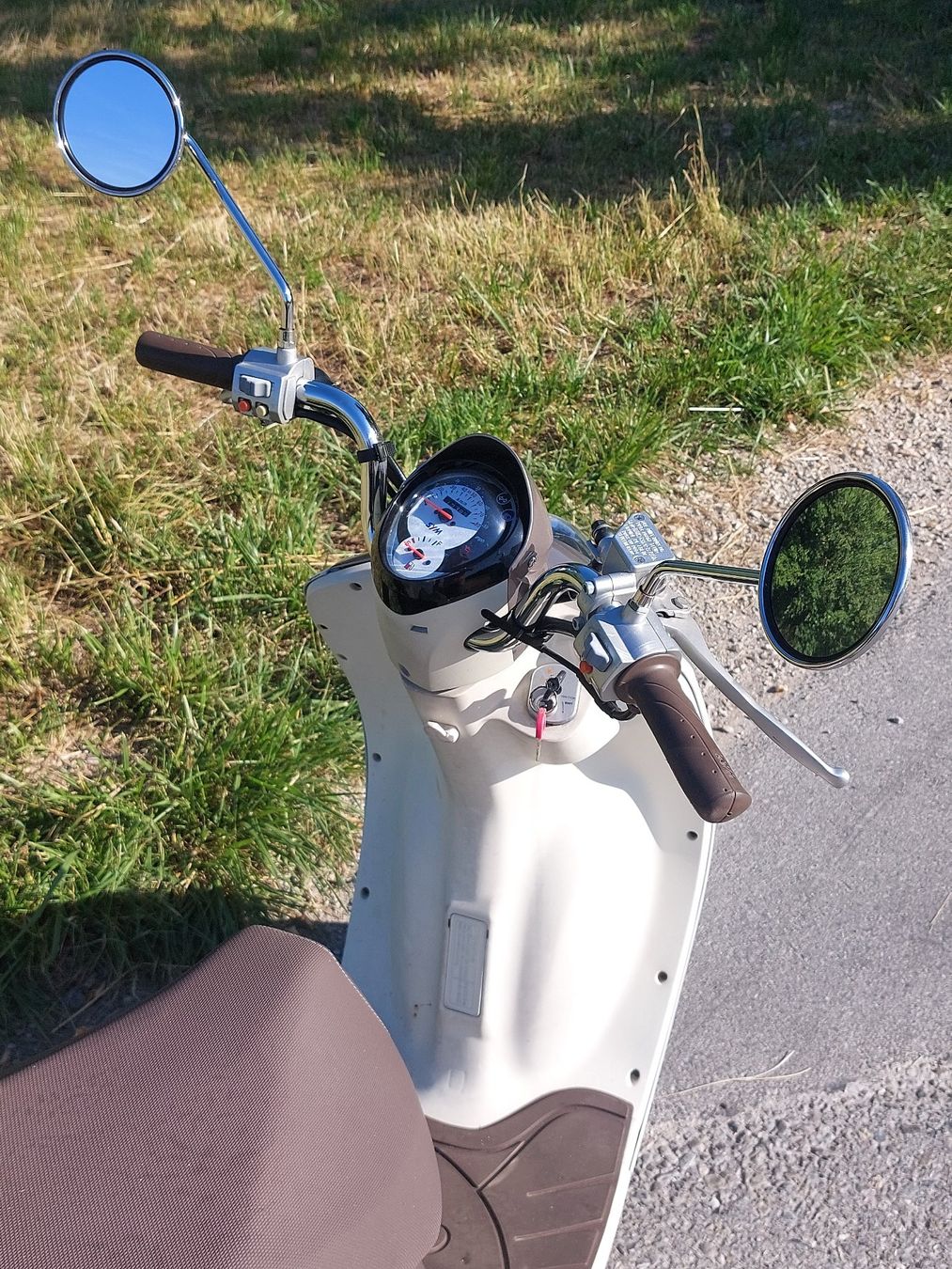 Sym Scooter: SYM Mio 50 IL Camping Roller Scooter A1 jg. 2015 Topcase – Usato da Schleitheim venduto da ZieglerMotoRecycling 5