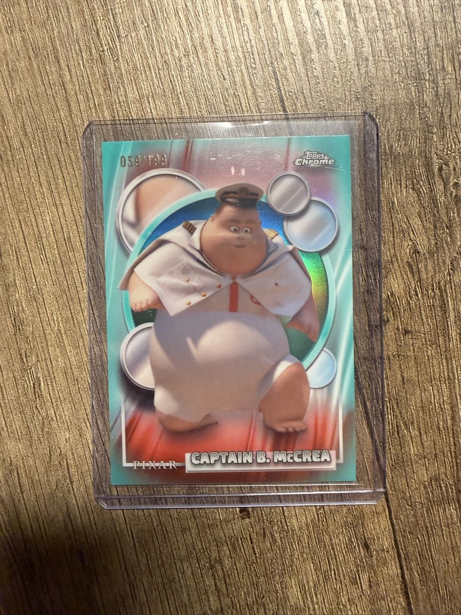 Topps Carte collezionabili: Topps Chrome Pixar Captain B. McCrea 59/199 – Nuovo (secondo la descrizione) da Koblenz venduto da Maestro_TCG