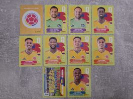 Seltene Panini WM 2026 Stickerset Kolumbien