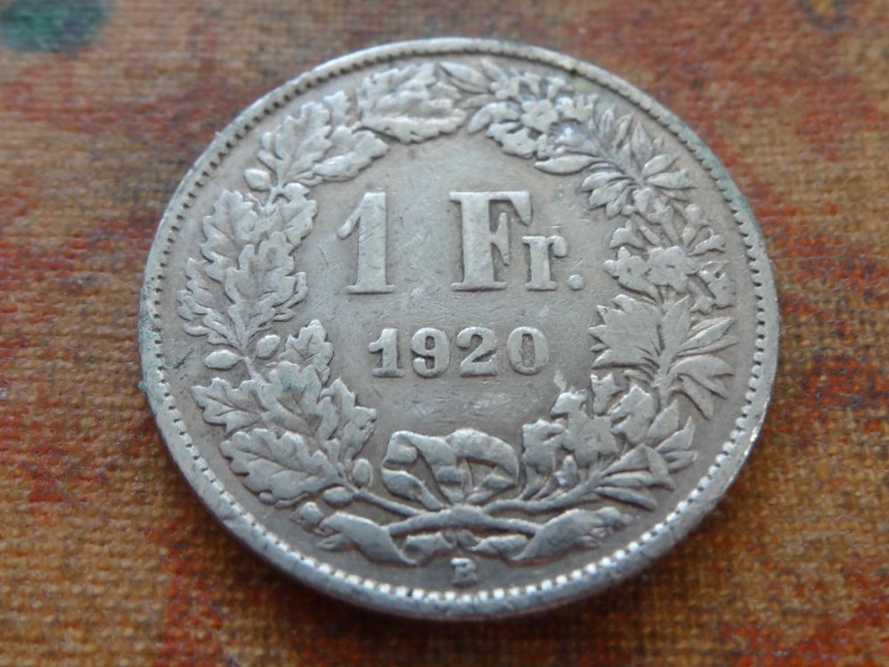 Tutti le monete: 1 Fr. 1920  (E) – Usato da Romanel-sur-Lausanne venduto da Swift13