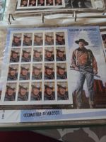 Timbre rare John Wayne, collection Légendes Hollywood!