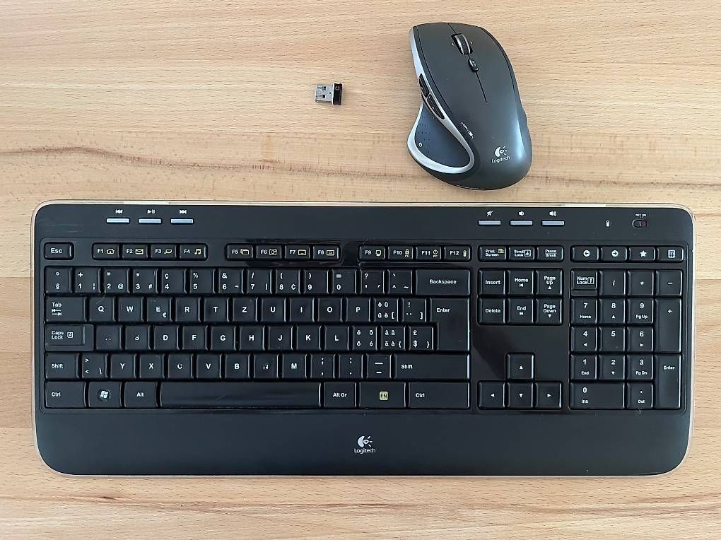 Logitech Maus: Logitech Performance MX Maus + K520 Tastatur kabellos – Gebraucht aus Hirzel von mak_9tmr