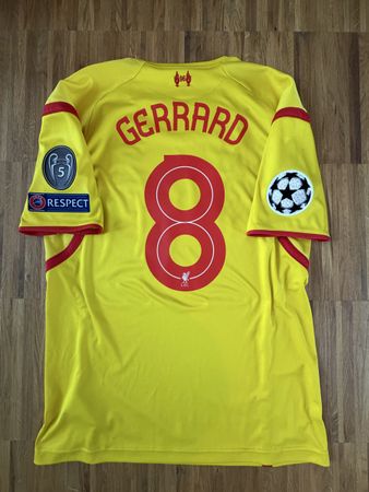 Original Gerrard Liverpool 2014/15 Trikot M UCL