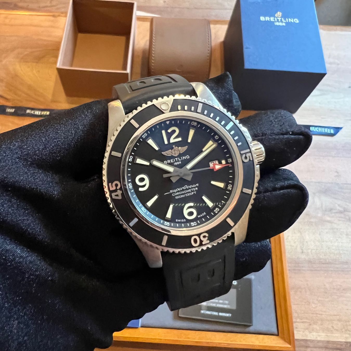 Breitling Uhren: Breitling Superocean II 44 mm Full Set 2020 – Gebraucht aus Carouge GE von