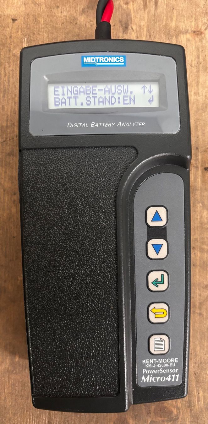 Messen: Midtronics Micro 411 KM-J-42000-EU Profi Batterietester – Gebraucht aus Campocologno von ocr_7khv 2