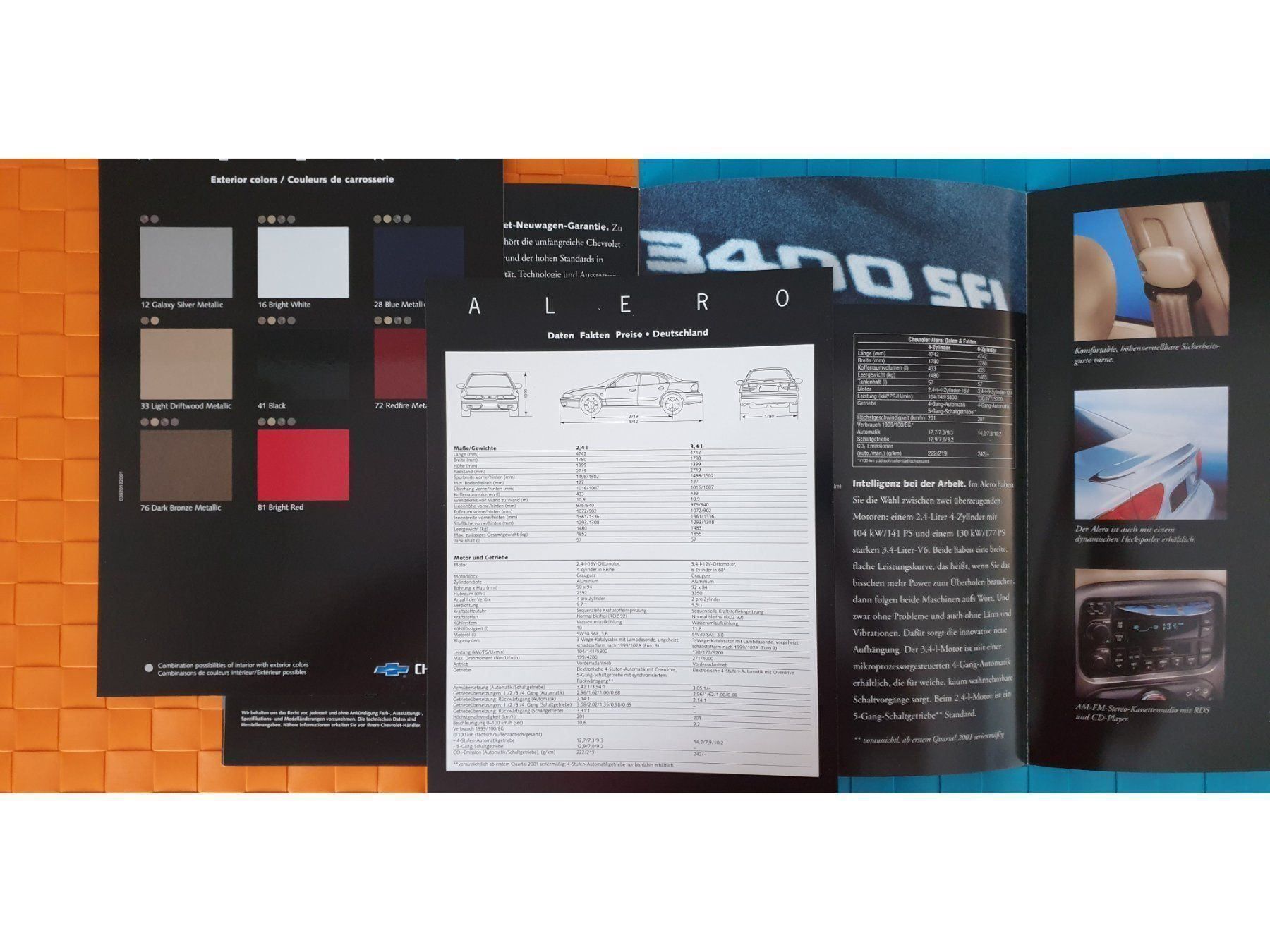 Zeitschriften & Magazine: CHEVROLET ALERO - Prospekt / Katalog – Neu (gemäss Beschreibung) aus Viganello von CARLiteratur 5