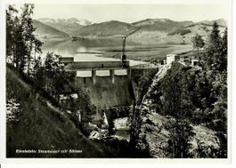 Einsiedeln, Staumauer mit Sihlsee