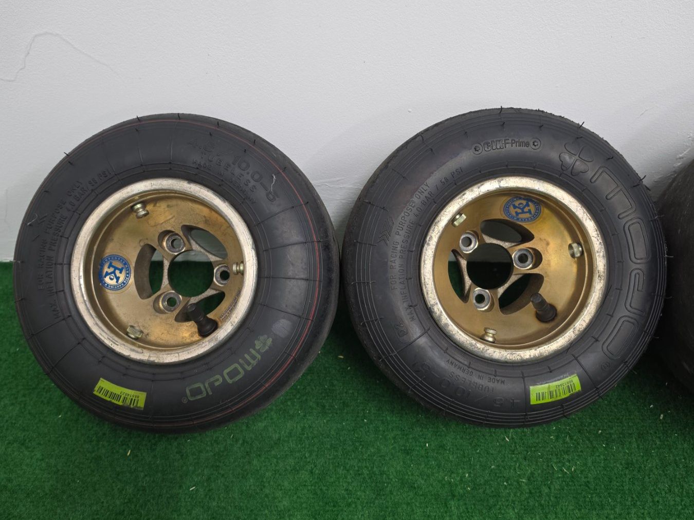 Go-Kart: Kartfelgen mit Mojo Pneus – Usato da Netstal venduto da racer55 1