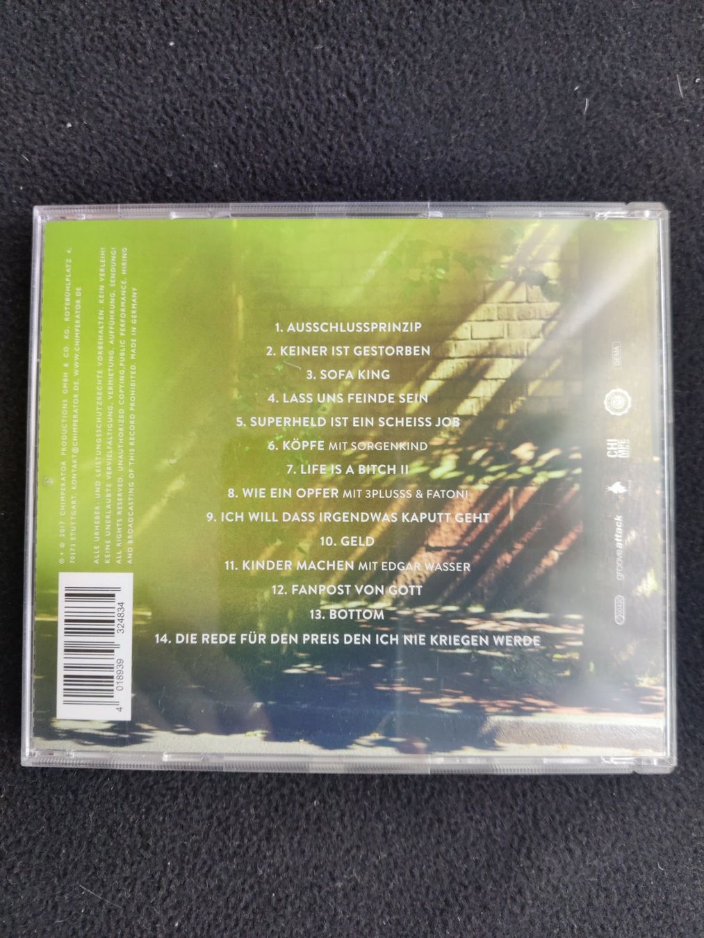 CD: CD -   Keiner Ist Gestorben / Weekend (2017) – Usato da Muttenz venduto da IkaSul 2