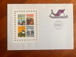 Erstagsbrief FDC 1987 Midi Brief  (R151)