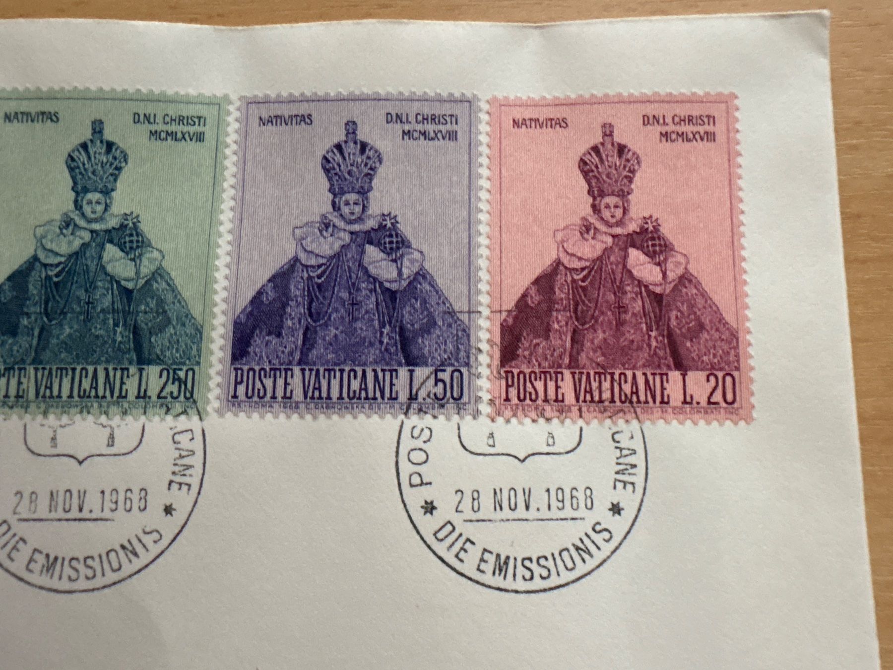 Tutti i francobolli: Vatikan Briefmarken Ersttagsbrief 1968 – Usato da Ibach venduto da lisch3 1