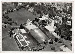 St. Gallen, Flugaufnahme Institut auf dem Rosenberg, um 1948