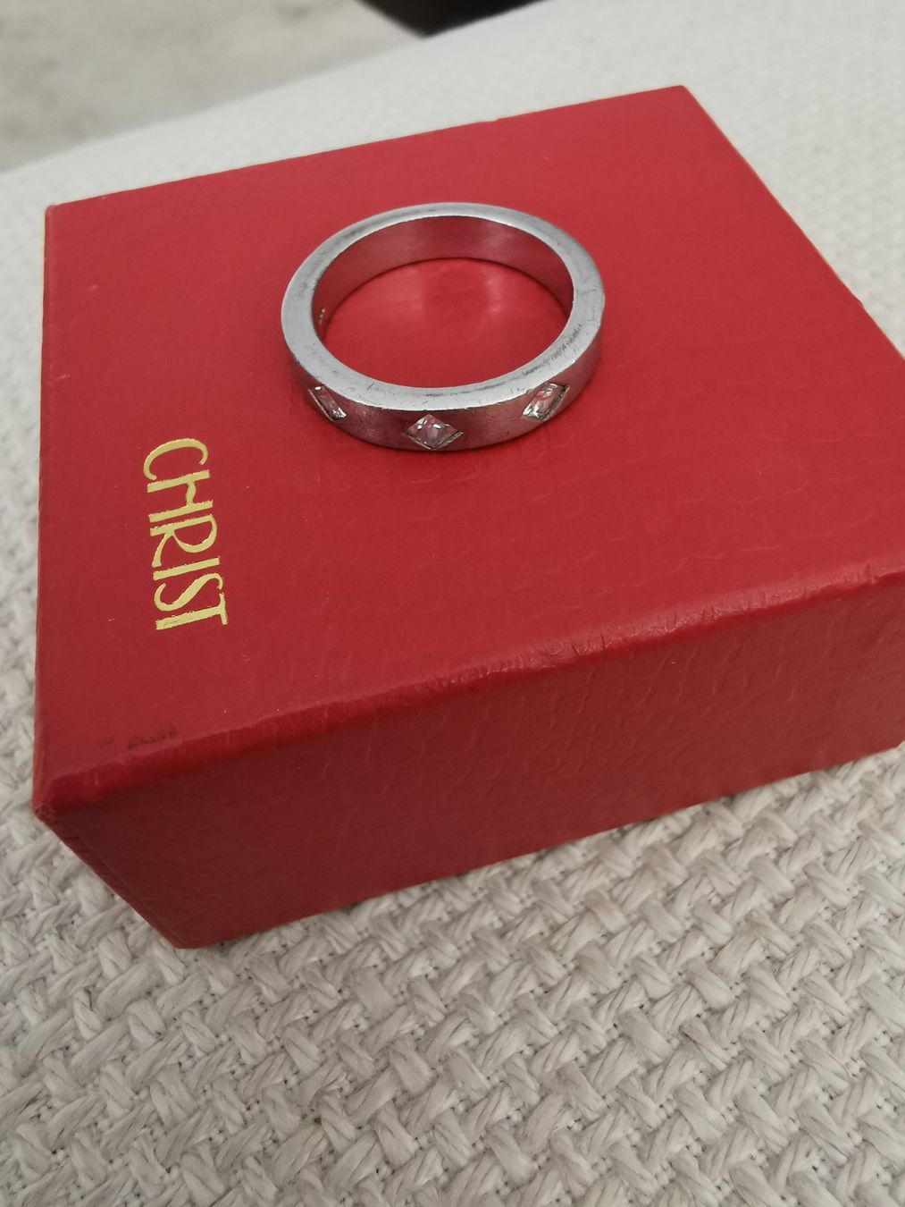 Ringe: SILBERRING 925 MIT ZIRCONIA, GR. 53, MATTIERT – Gebraucht aus Erlenbach ZH von alisamilana 3