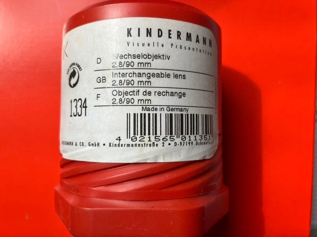 Heimkino: Kindermann Diaprojektor mit Autofokus und Timer – Gebraucht aus Elsau von fido2009 6