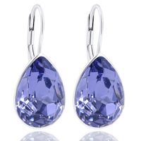 Ohrringe versilbert Primero Crystals 14 mm
