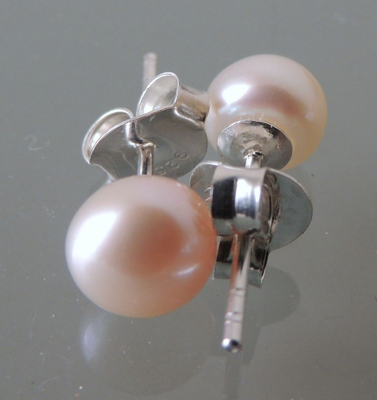Orecchini pendenti & Orecchini a lobo: Perlen Zuchtperlen Silber 925 Ohrstecker 6 mm – Nuovo e nell'imballaggio originale da Waldenburg venduto da schaller707 3