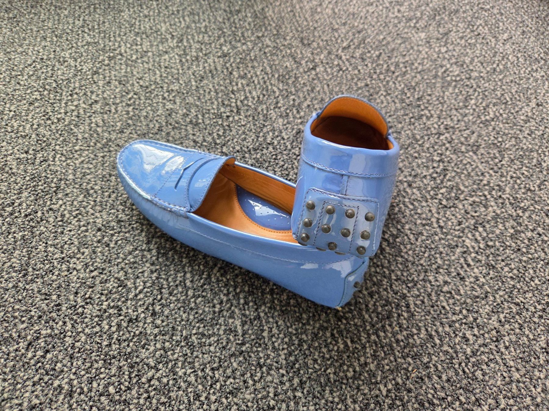 Scarpe da donna: Loafers Patrizio Dolci Lackleder hellblau – Usato da Zürich venduto da ire_992t 2