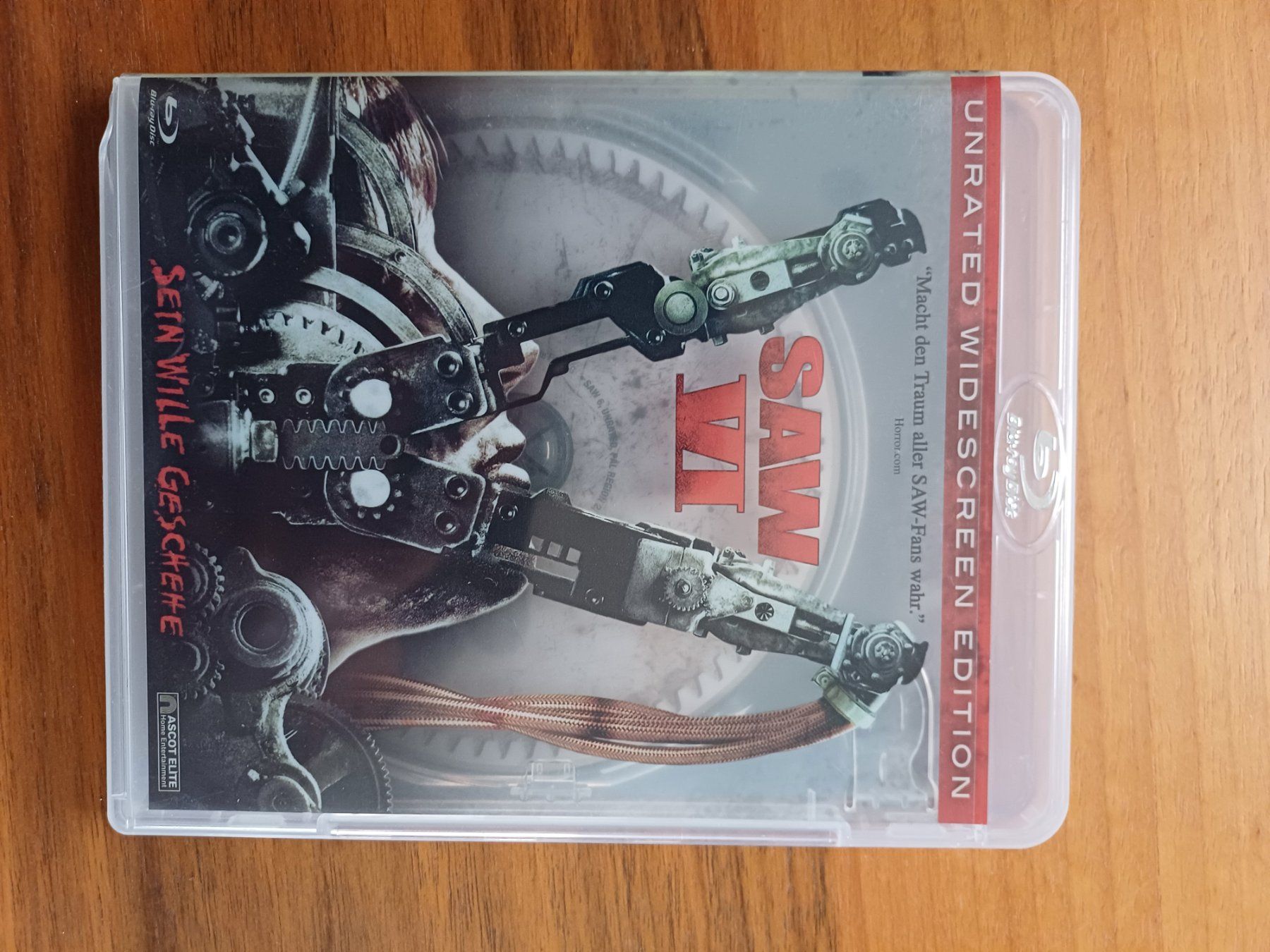 Tutti i DVDs: Saw VI Blu-ray Unrated Widescreen Edition Deutsch – Usato da Chur venduto da ren_r2kx
