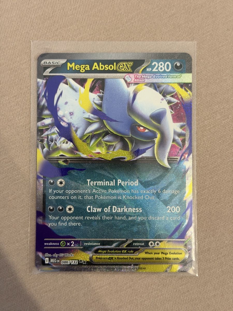 Pokémon Sammelbilder & Trading cards: Pokémon Mega Absol ex 086/132 Mega Evolution – Neu (gemäss Beschreibung) aus St. Gallen von Xbylucas
