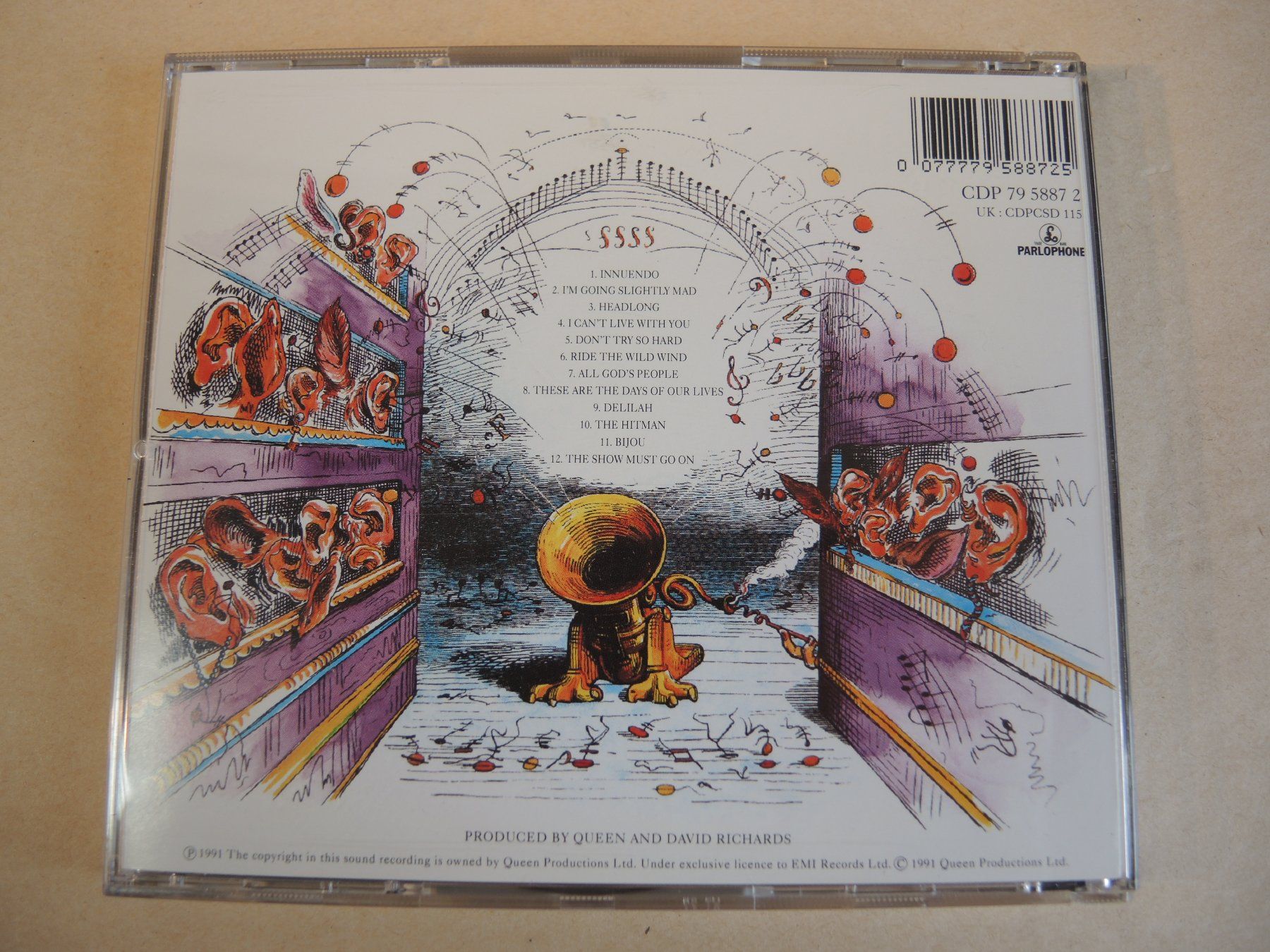 CD: Queen - Innuendo CD - Rock Klassiker – Usato da Rorschach venduto da maeck8 3