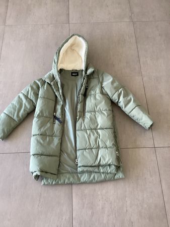 Steppjacke von ONLY in mintgrün, Grösse M, Winterjacke