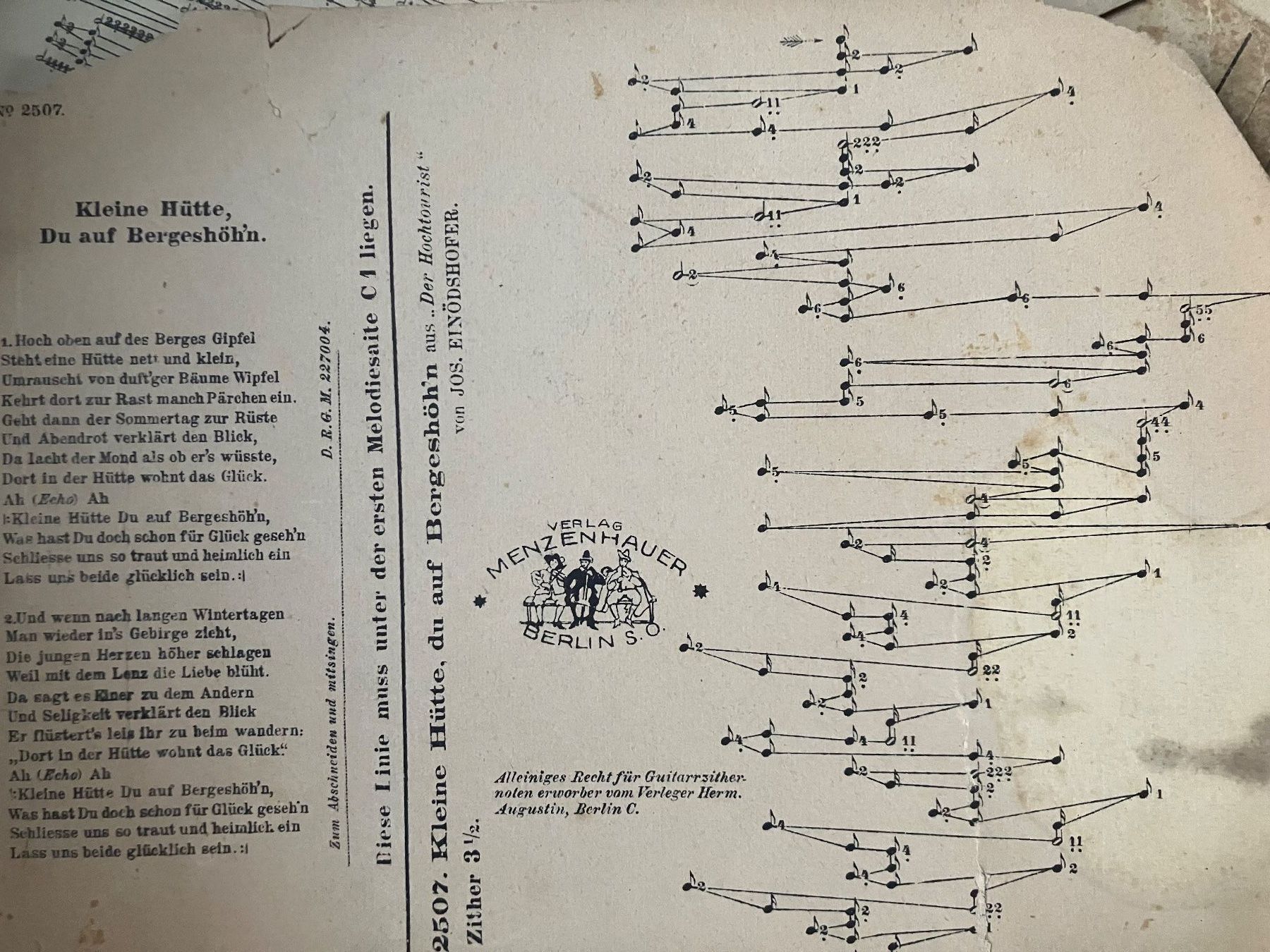 Strumenti musicali: Zither von Hug & Co – Usato da ZUERICH venduto da Carolus1 7
