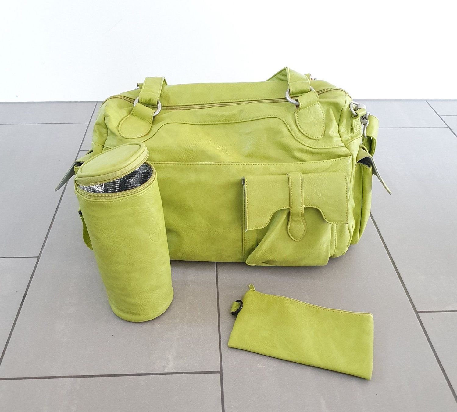 Lässig Kindertaschen: Lässig Wickeltasche hellgrün Kunstleder – Neu (gemäss Beschreibung) aus Untersiggenthal von Eulea
