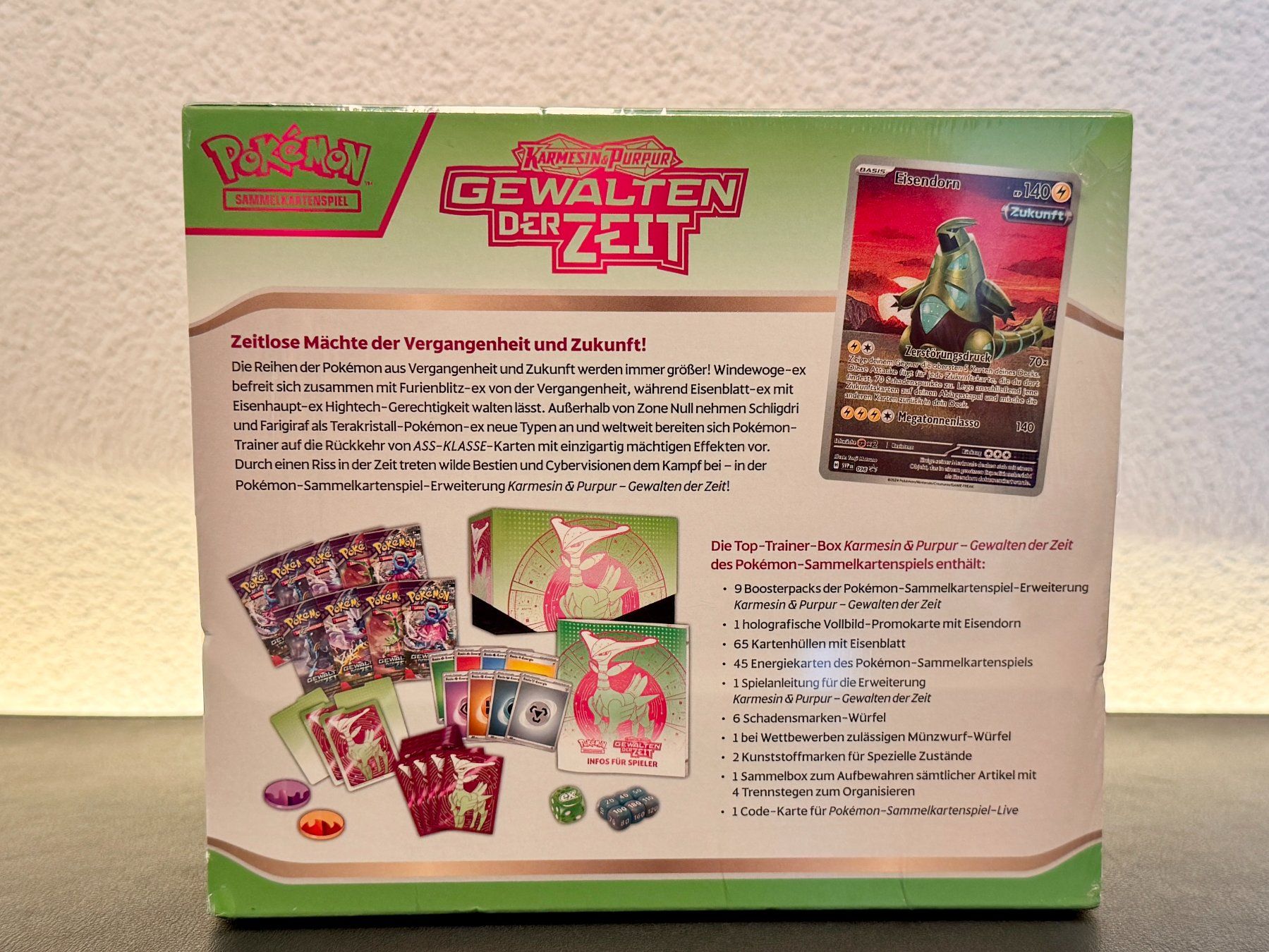 Pokémon Sammelbilder & Trading cards: Pokémon Gewalten der Zeit ETB Eisenblatt DE – Neu (gemäss Beschreibung) aus Schlatt TG von catch_up 5