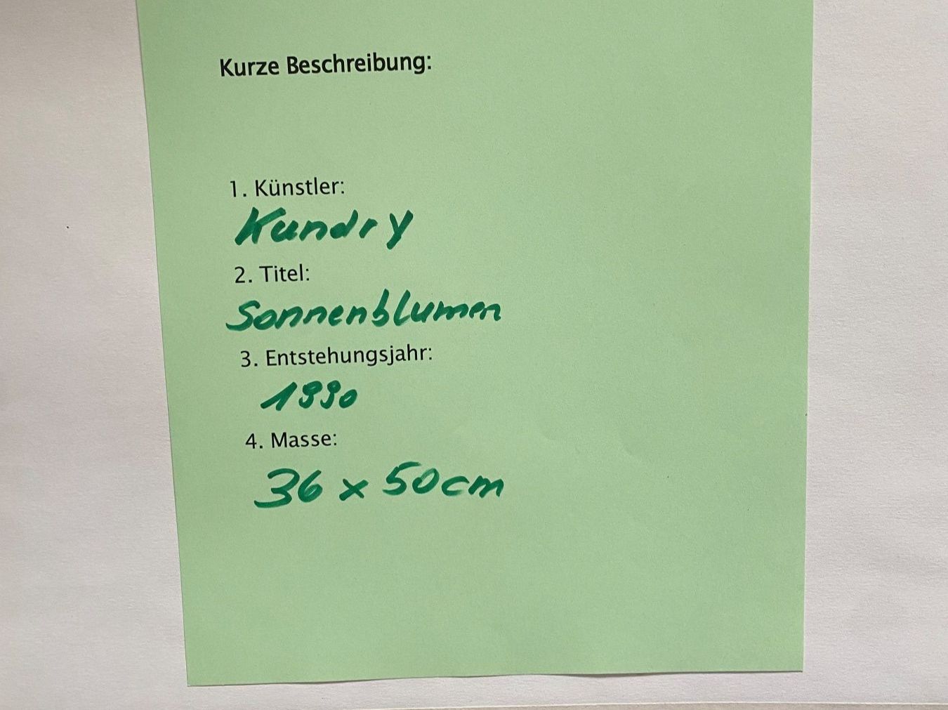Dipinti: Sonnenblumen, Kundry Niederhauser – Usato da Kreuzlingen venduto da don_ueli6wb5 3