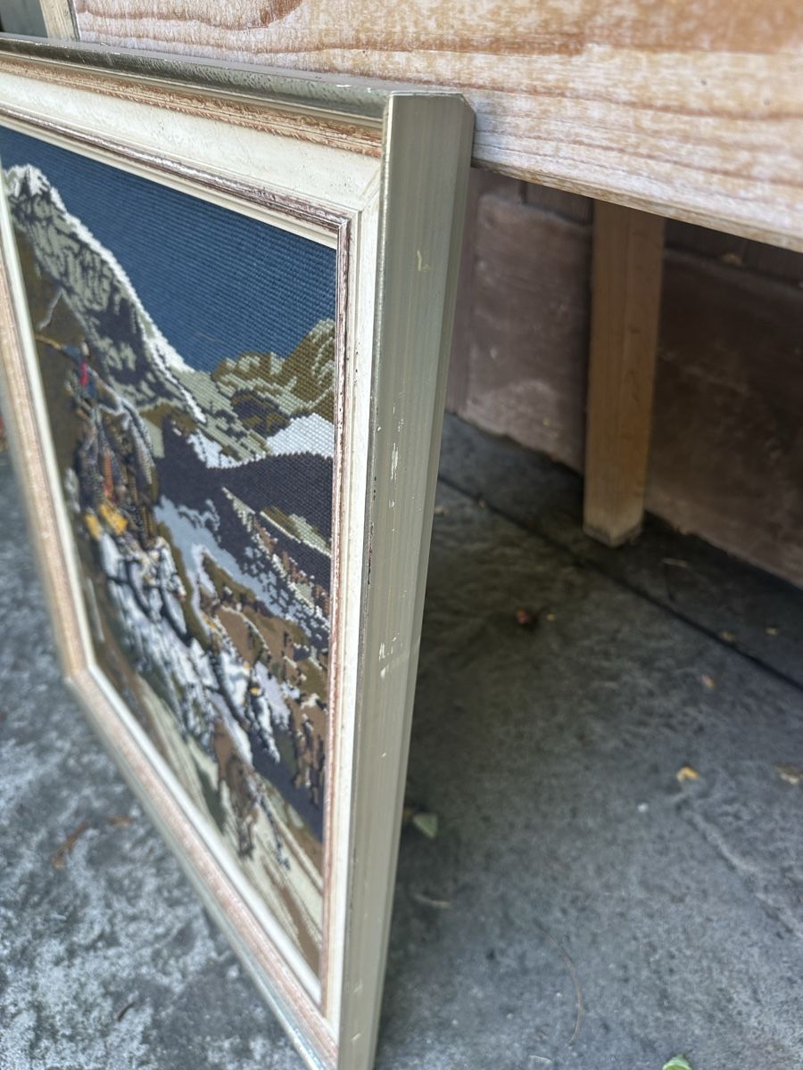 Poster & Bilder: 4 Wandbilder Gobelin mit Rahmen  – Gebraucht aus Villmergen von Bezdupe 8