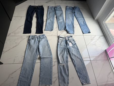 Jeans Paket gr 34/XS Zara Bershka Tommy Hilfiger