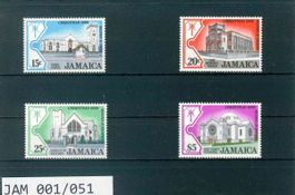 JAMAIKA 4 BRIEFMARKEN WEIHNACHTEN