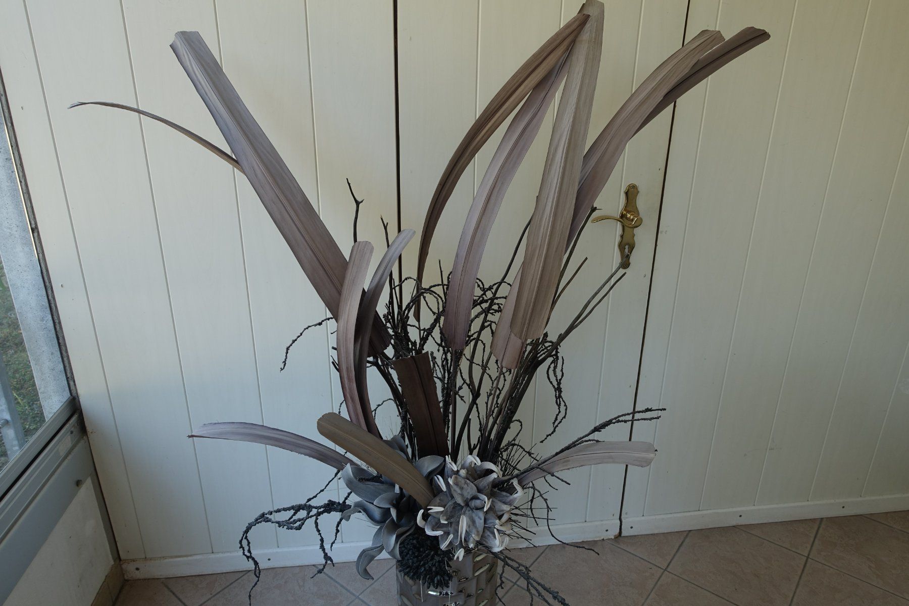 Vasen & Gefässe: Blumenvase mit Gesteck – Gebraucht aus Belp von Mazarron58 3