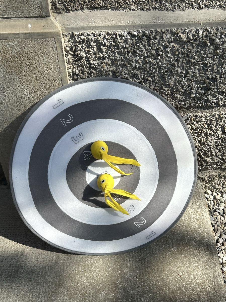 Tiro con l'arco: Cible jeu enfant avec 2 fléchettes bon état – Usato da St-Prex venduto da mar_f6t6