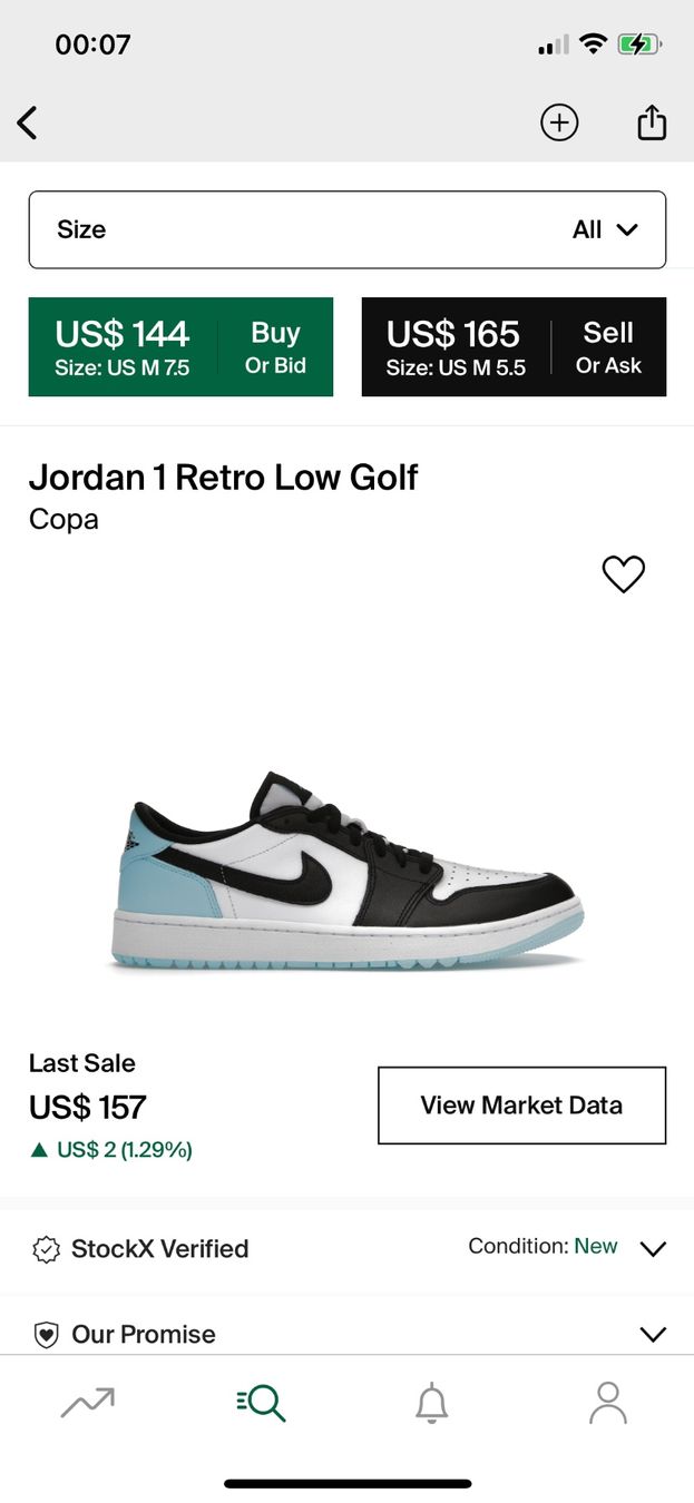 Jordan Scarpe da uomo: Golf - Nike Air Jordan 1 – Nuovo e nell'imballaggio originale da Zürich venduto da Paolik 3